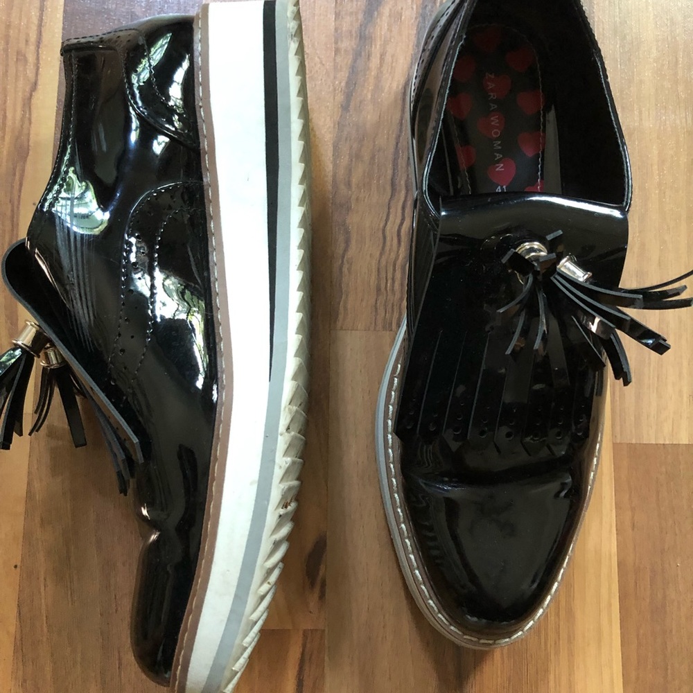 Zara platform oxfords